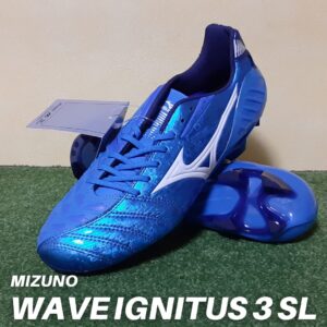 ウェーブ イグニタス 3 SL（ブルー×ホワイト）MIZUNO（ミズノ）サッカースパイク