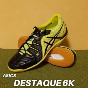 《ASICS》デスタッキ 6K（フラッシュイエロー×ブラック）