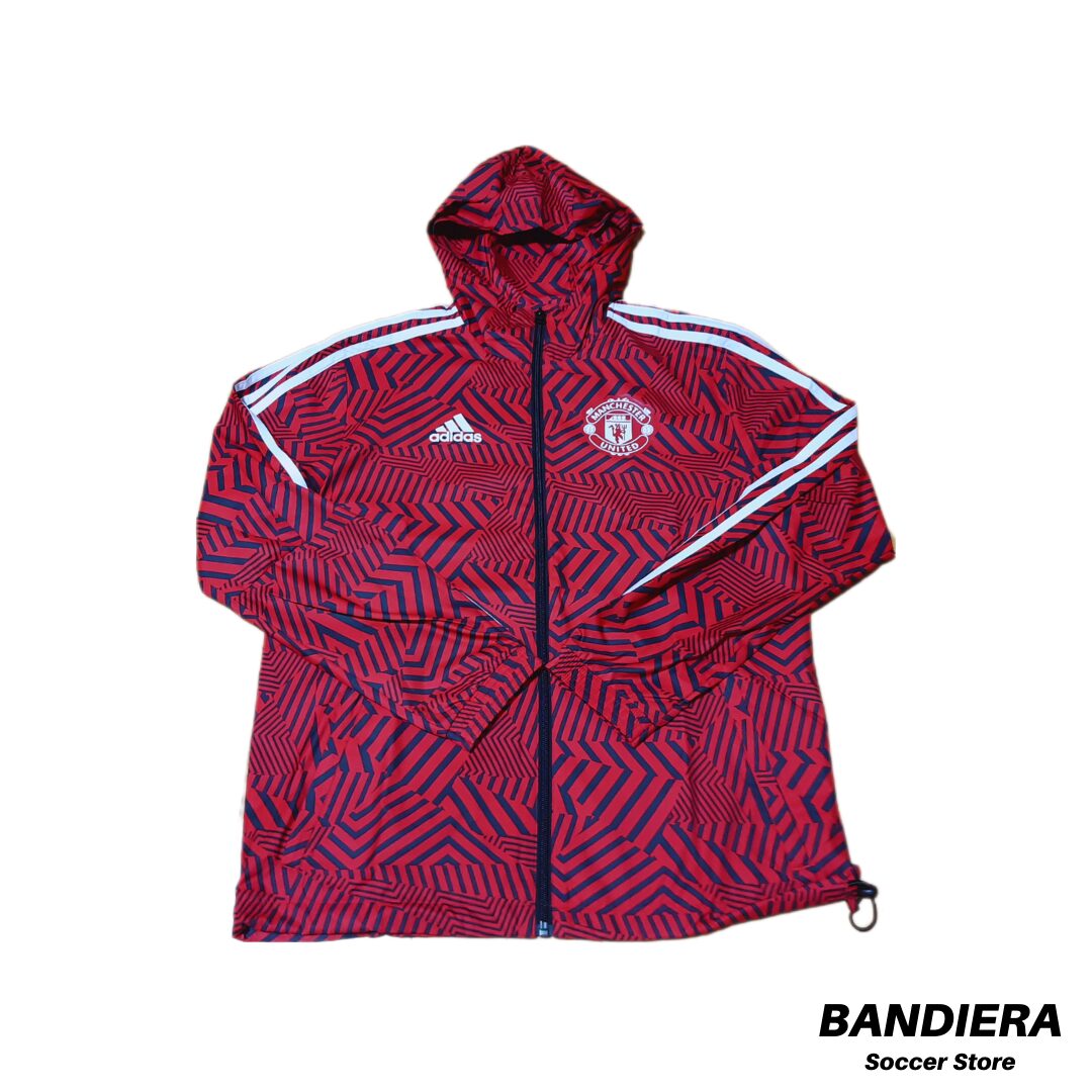 《マンチェスターユナイテッド》ADIDAS 2020-21 ウィンドブレーカー レッド