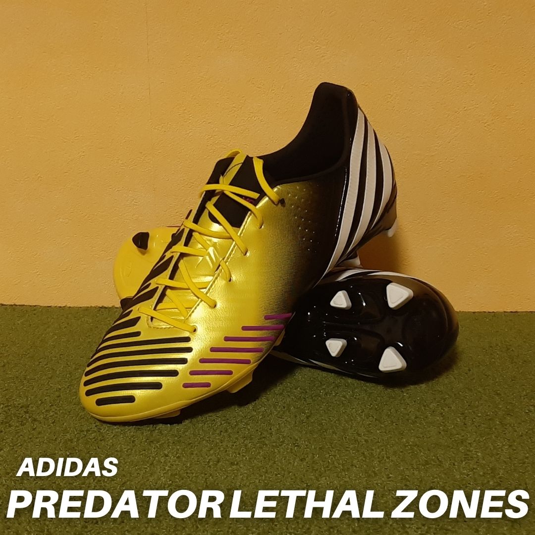 《ADIDAS》プレデター リーサルゾーン TRX FG（イエロー×ブラック）