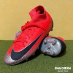 《NIKE》MERCURIAL SUPERFLY マーキュリアル スーパーフライ 6 PRO CR7 HG（レッド×シルバー）