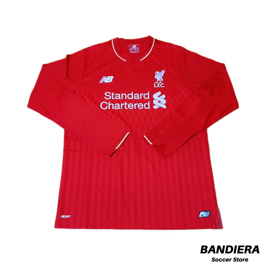 《リヴァプール／プレミアリーグ》NEW BALANCE 2015-16 NEW BALANCE 2015-16 ホームユニフォーム（長袖）