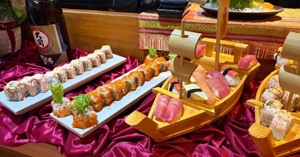 【西原拓夢選手 寄稿】バリクパパンにてお寿司食べ放題